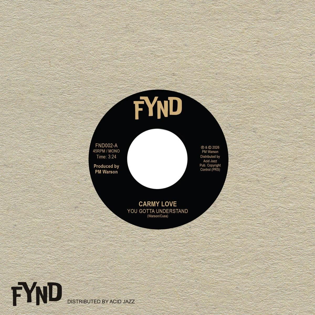 You Gotta Understand / Thinking Of Leaving (7")