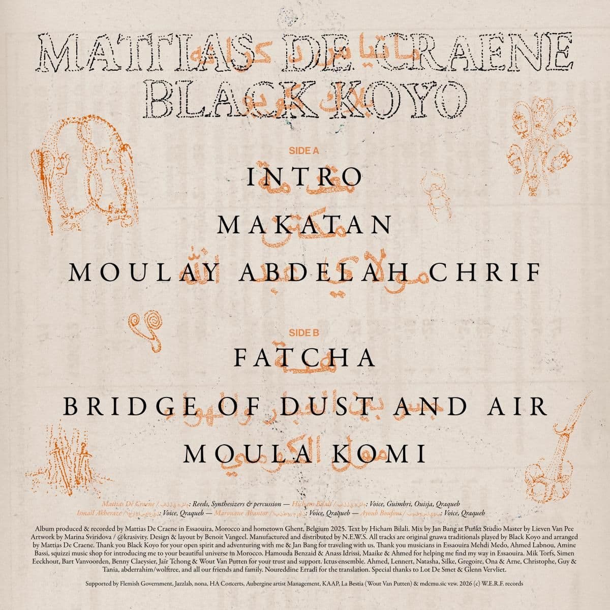 MATTIAS DE CRAENE & BLACK KOYO LP