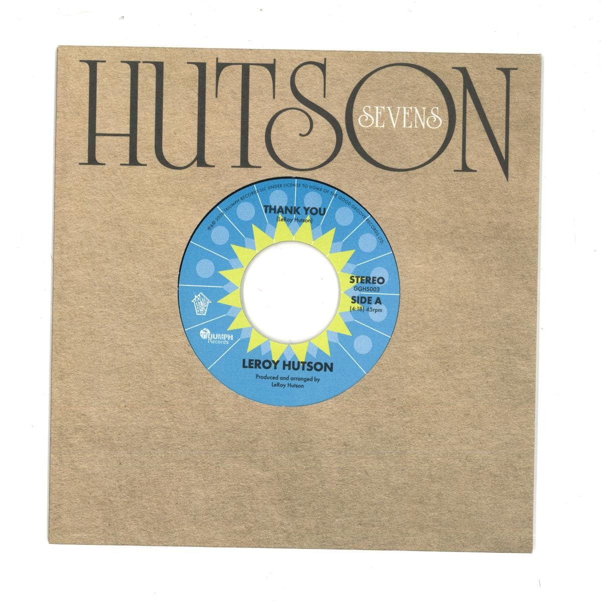 THANK YOU / THE GHETTO ‘74 (7")