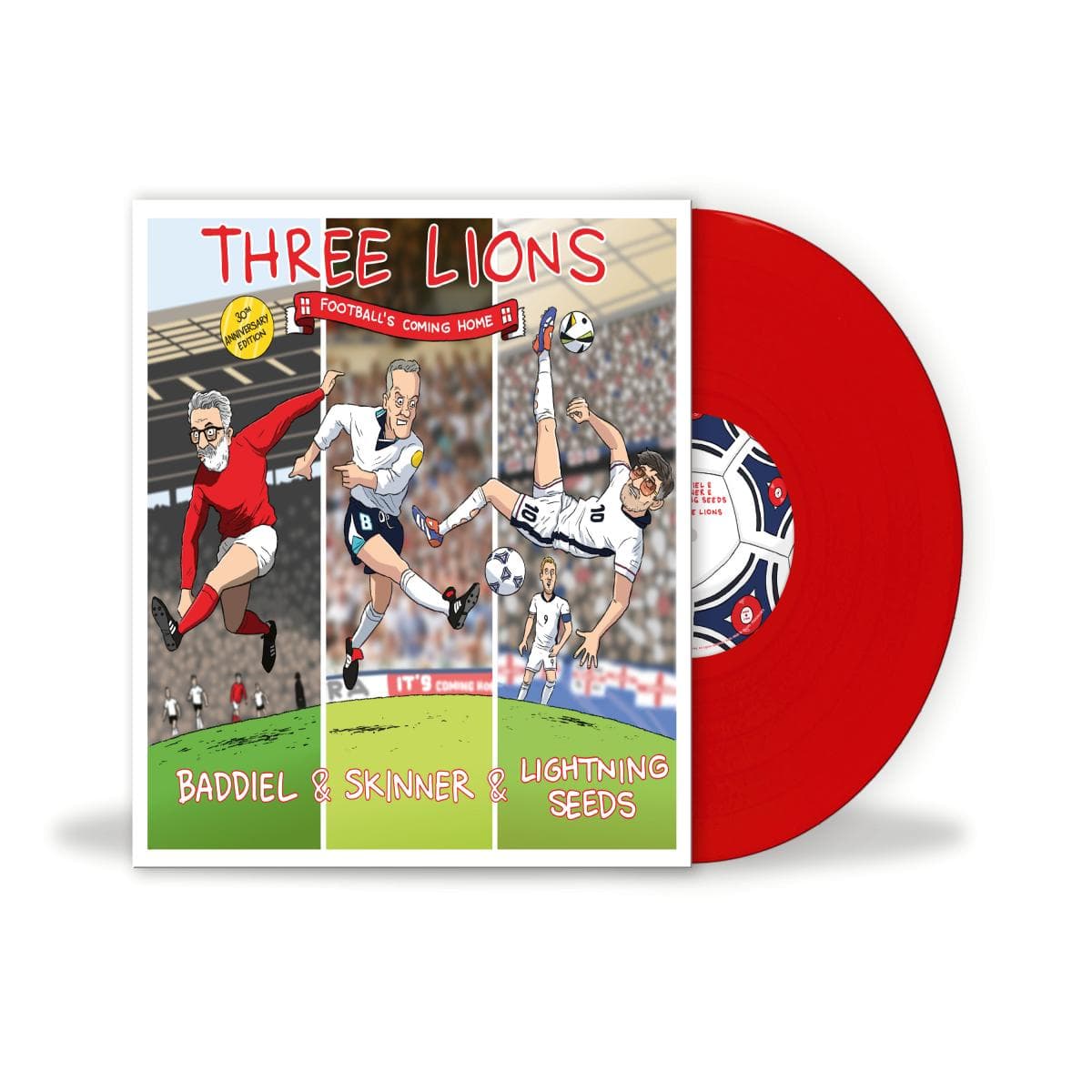 3 Three Lions (Football's Coming Home): 30th Anniversary Edition (7")